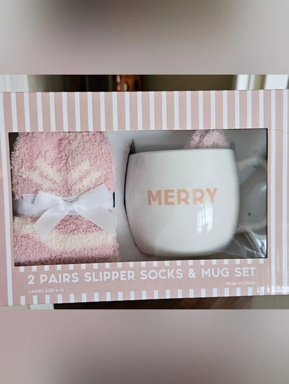 Slipper Socks & Mug Set